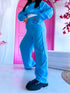 OVERSIZE 2в1 комплект "MISSY" - СИНИЙ